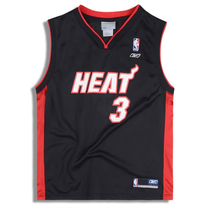 2003-06 Miami Heat Wade #3 Reebok Jersey (Away) Y