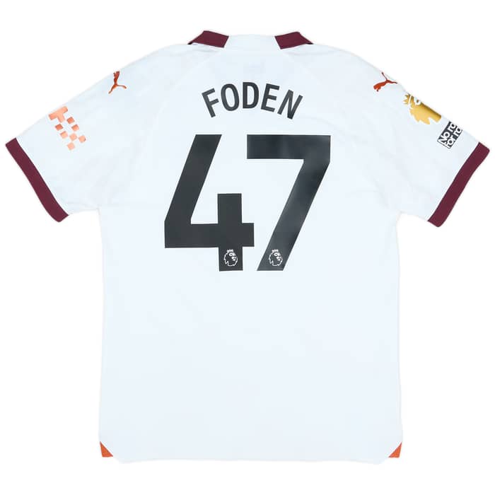 2023-24 Manchester City Player Issue Away Shirt Foden #47
