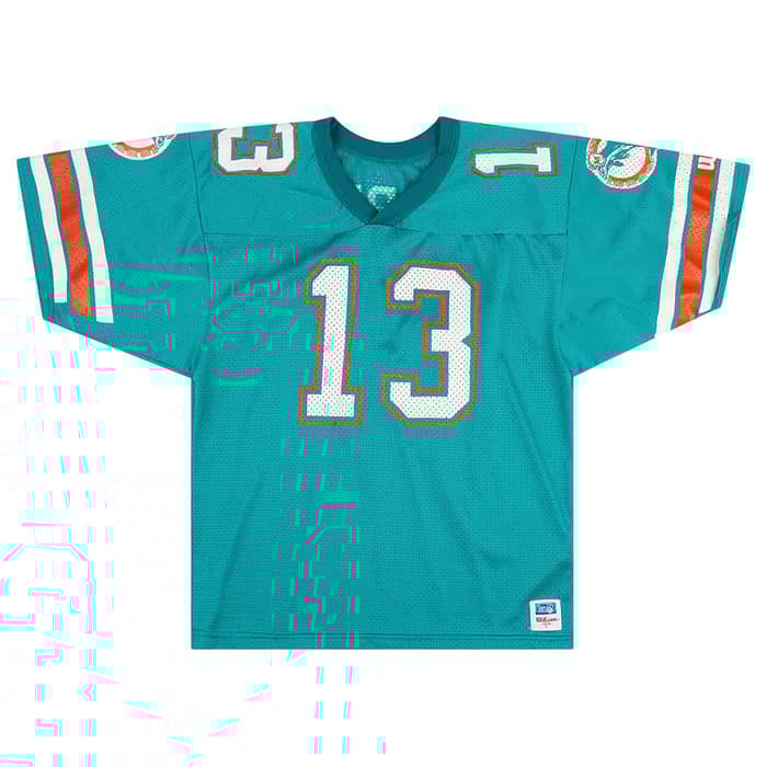 1990-96 Miami Dolphins Marino #13 Wilson Jersey (Home) Y