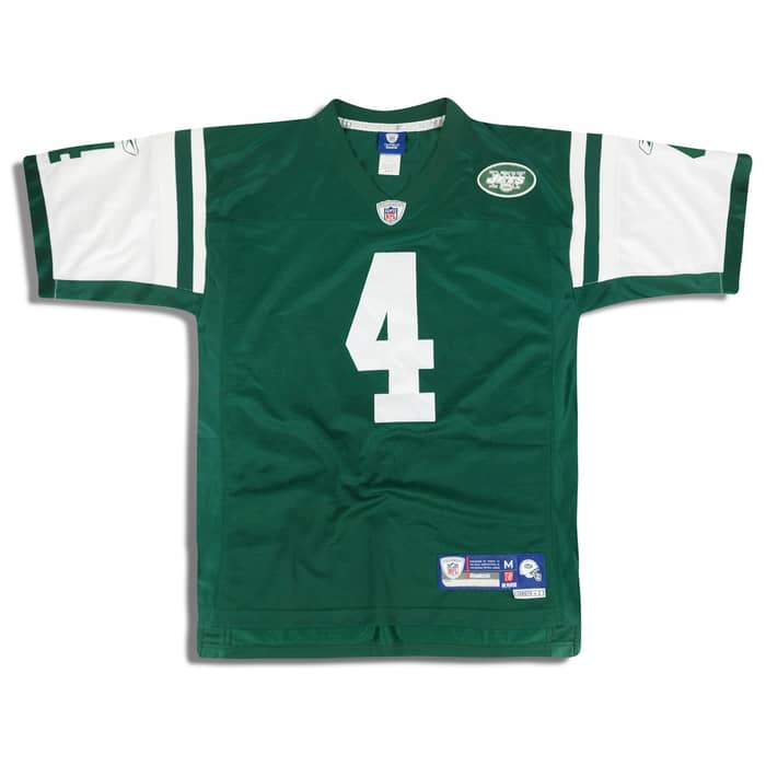 2008 New York Jets Favre #4 Reebok Premier Jersey (Home) M