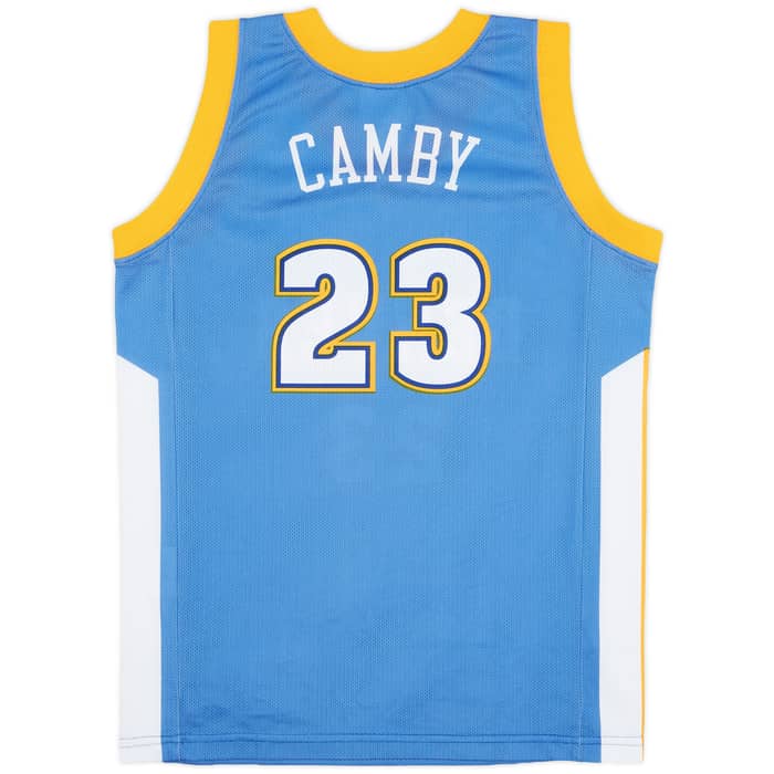 2003-08 Denver Nuggets Camby #23 Champion Away Jersey - 9/10 - (XL.Boys)