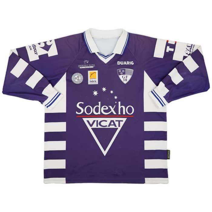 1999-00 Grenoble Foot Home L/S Shirt - 4/10 - (XXL)
