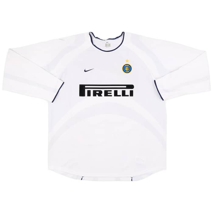 2001-02 Inter Milan Signed Away L/S Shirt Simic #13 - 7/10 - (XL)