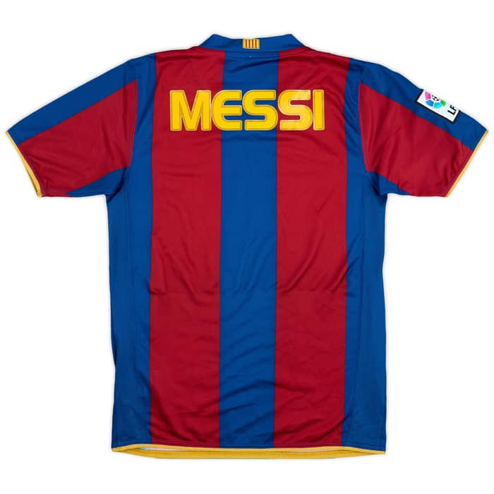 2009-10 Barcelona Home Shirt Messi - 9/10 - (L.Boys)