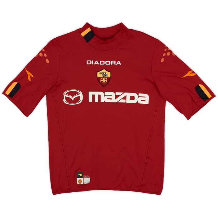2003-04 Roma Home Shirt Totti #10 - 6/10 - (S)