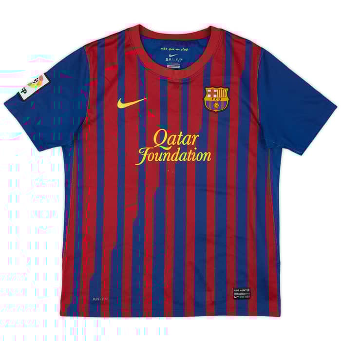 2011-12 Barcelona Home Shirt Afellay #20 - 7/10 - (L.Boys)