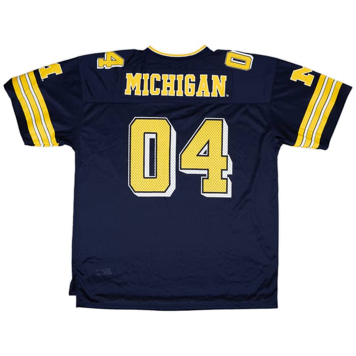 2004 Michigan Wolverines #04 Colosseum Home Jersey - 5/10 - (XXL)