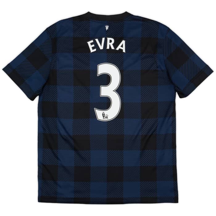 2013-14 Manchester United Away Shirt Evra #3 - 5/10 - (L)