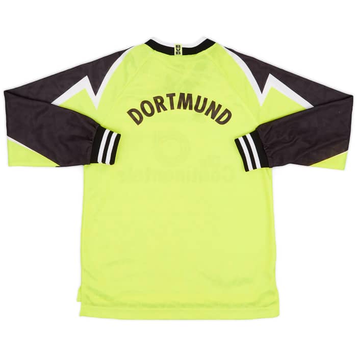 1995-96 Borussia Dortmund Home L/S Shirt - 8/10 - (L.Boys)