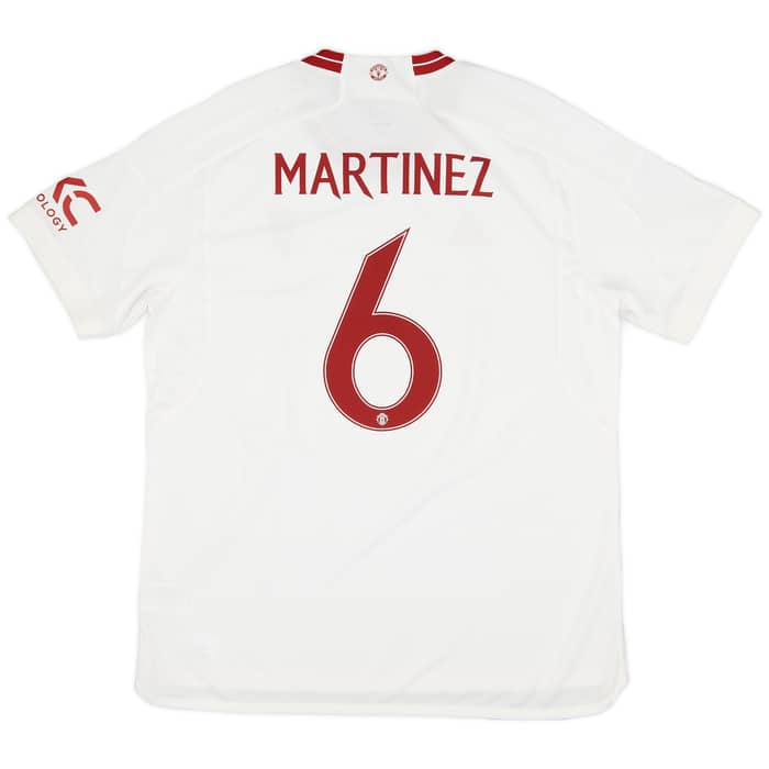 2023-24 Manchester United Third Shirt Martinez #6 (XL)