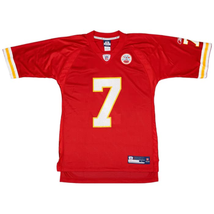 2009 Kansas City Chiefs Cassel #7 Reebok On Field Home Jersey - 6/10 - (L)