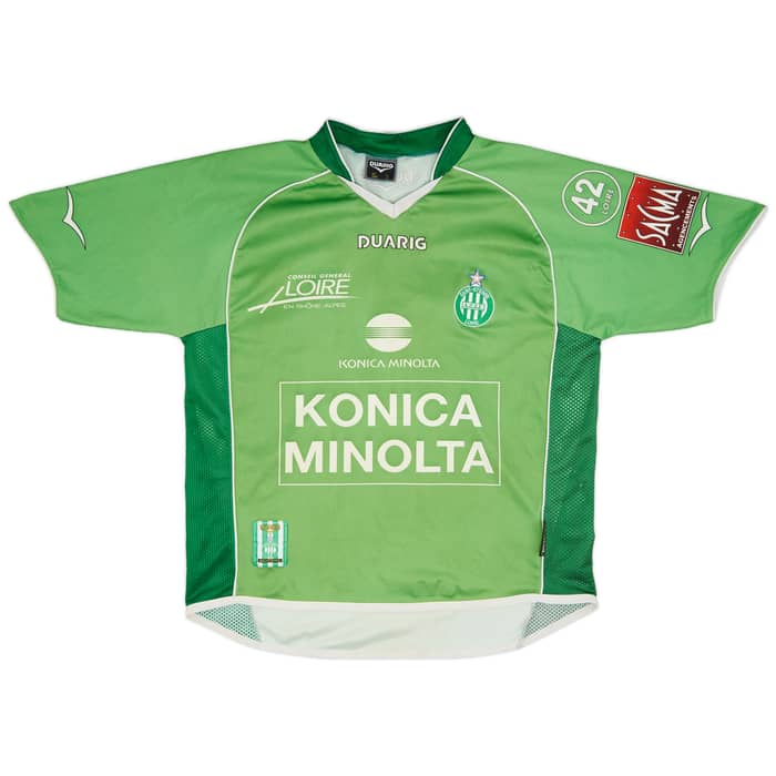 2004-05 Saint Etienne Home Shirt Sable #27 - 5/10 - (L)