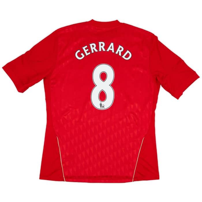2010-12 Liverpool Home Shirt Gerrard #8 - 5/10 - (L)