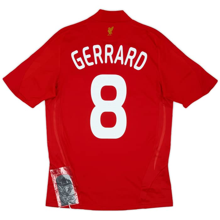 2008-10 Liverpool Home Shirt Gerrard #8 (S)