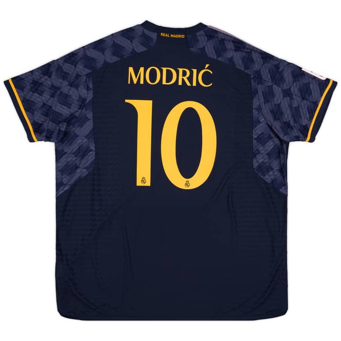 2023-24 Real Madrid Authentic Away Shirt Modric #10 (3XL)