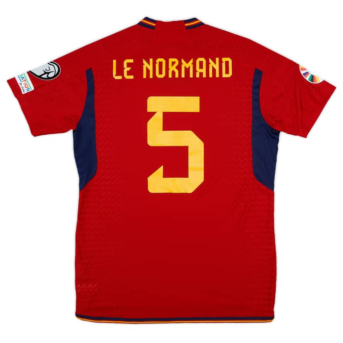 2022-23 Spain Match Issue Home Shirt Le Normand #5