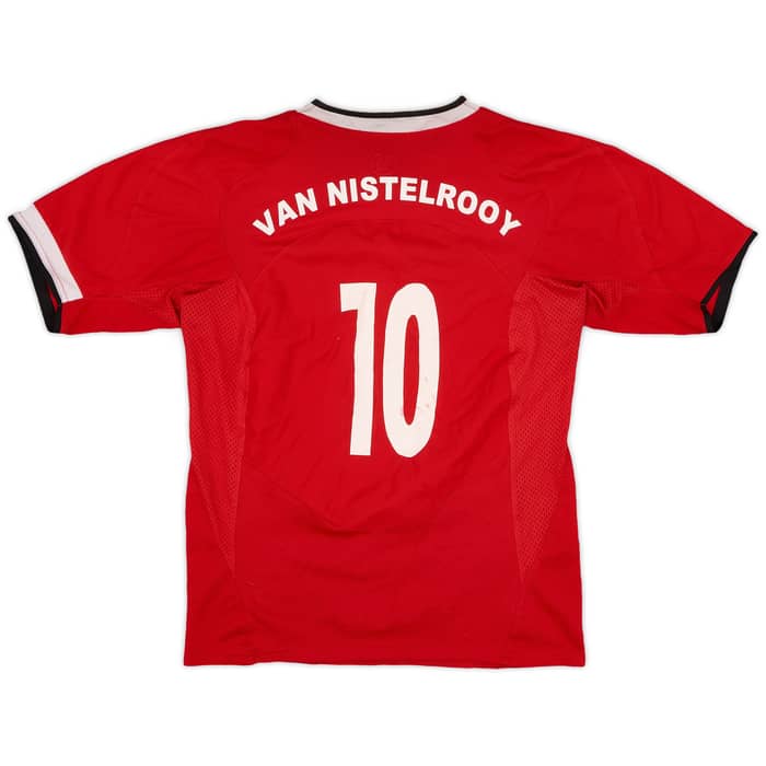 2004-06 Manchester United Home Shirt van Nistelrooy #10 - 7/10 - (XL.Boys)