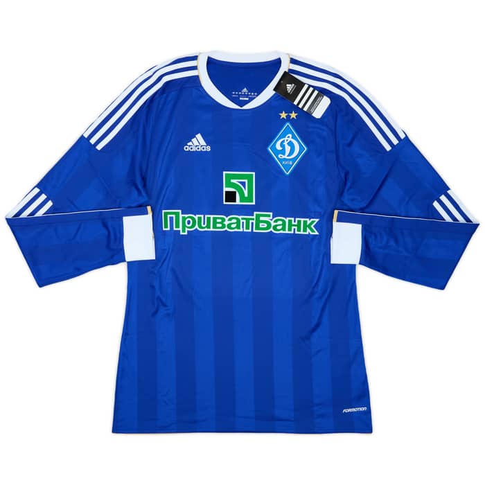 2011-13 Dynamo Kyiv Player Issue Domestic Away L/S Shirt Shevchenko #7 (L)