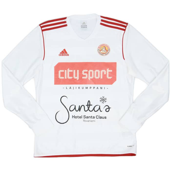 2010-11 Santa Claus Away L/S Shirt #16 - 9/10 - (M)