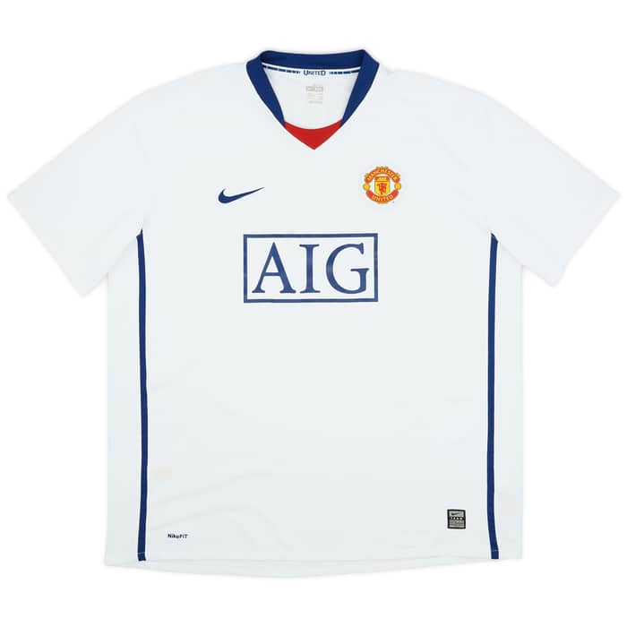 2008-10 Manchester United Away Shirt Ferdinand #5 - 7/10 - (XXL)