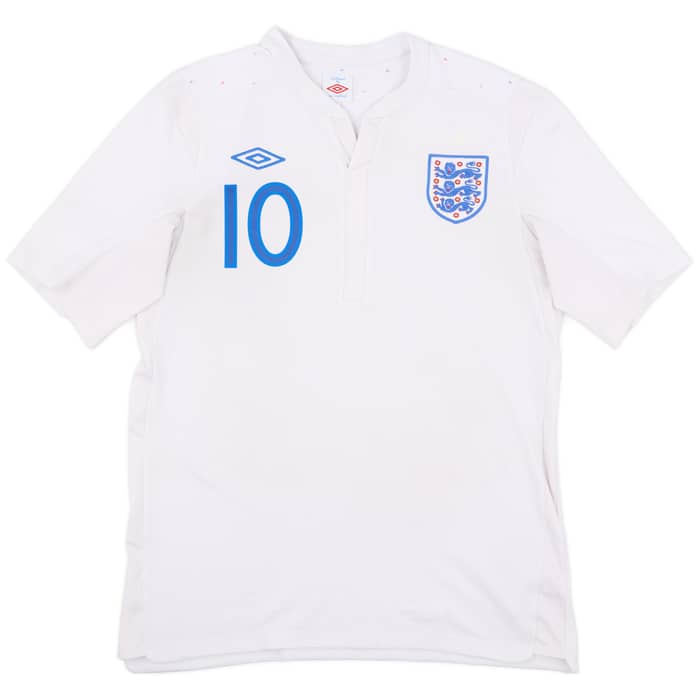 2010-11 England Home Shirt Rooney #10 - 7/10 - (M)