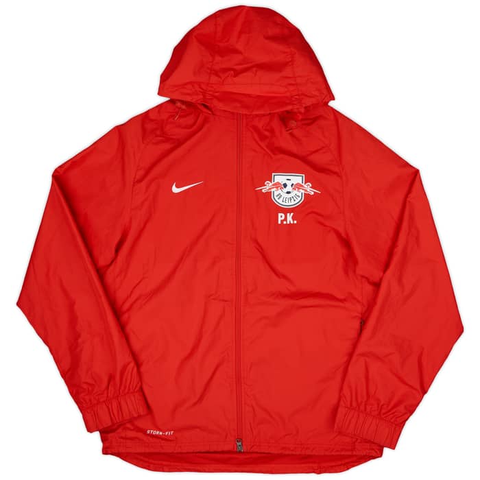 2014-15 RB Leipzig Staff Issue Nike Hooded Rain Jacket P.K. - 7/10 - (M)