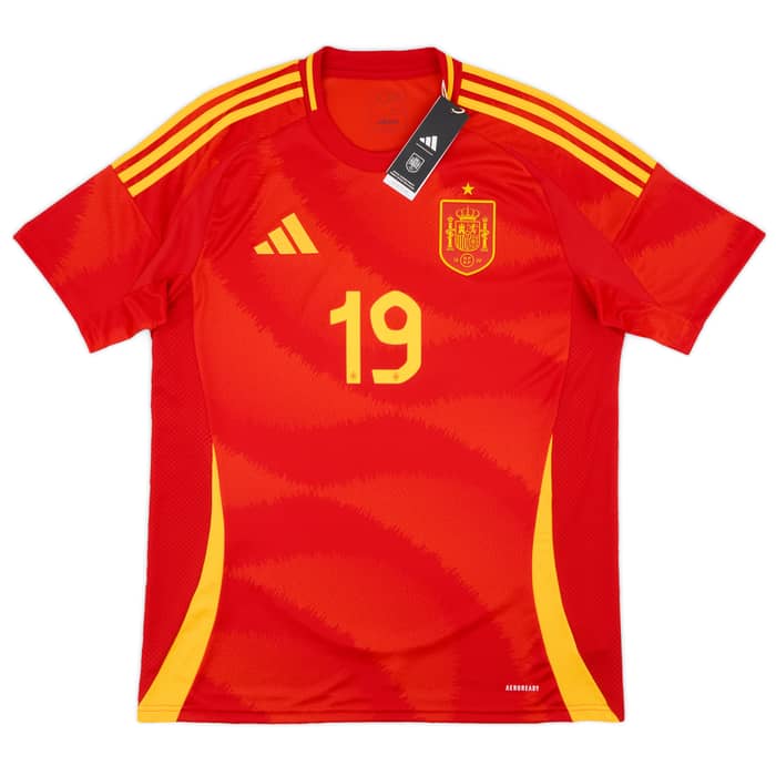 2024-25 Spain Home Shirt Lamine Yamal #19