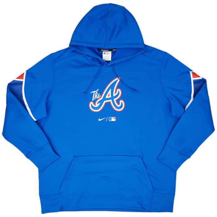 2023 Atlanta Braves Nike City Connect Therma Hooded Sweat Top - 9/10 - (XXL)