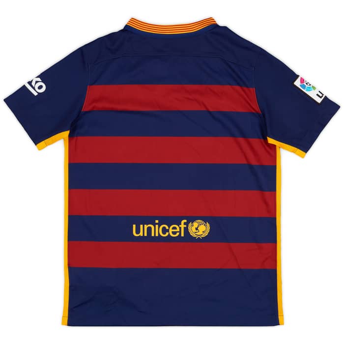 2015-16 Barcelona Home Shirt - 8/10 - (L.Boys)