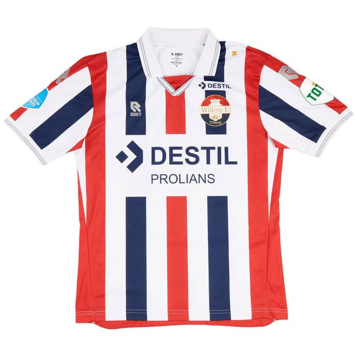 2020-21 Willem II Match Issue Home Shirt Saglam #23