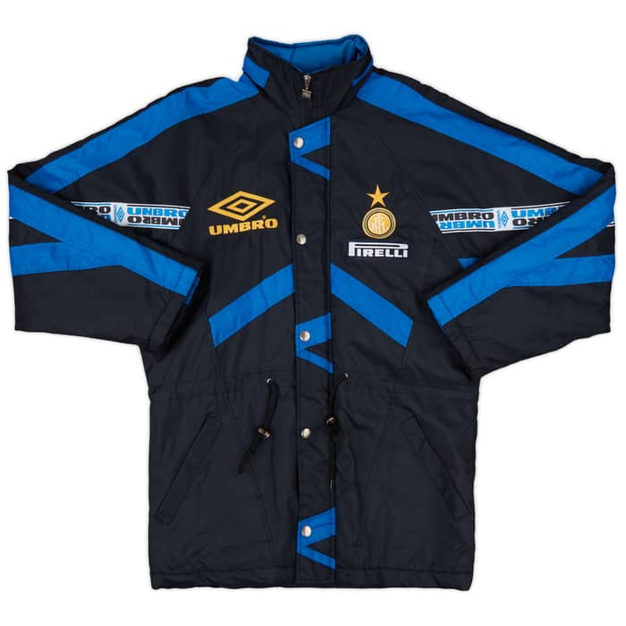 1997-98 Inter Milan Umbro Bench Coat - 7/10 - (Y)