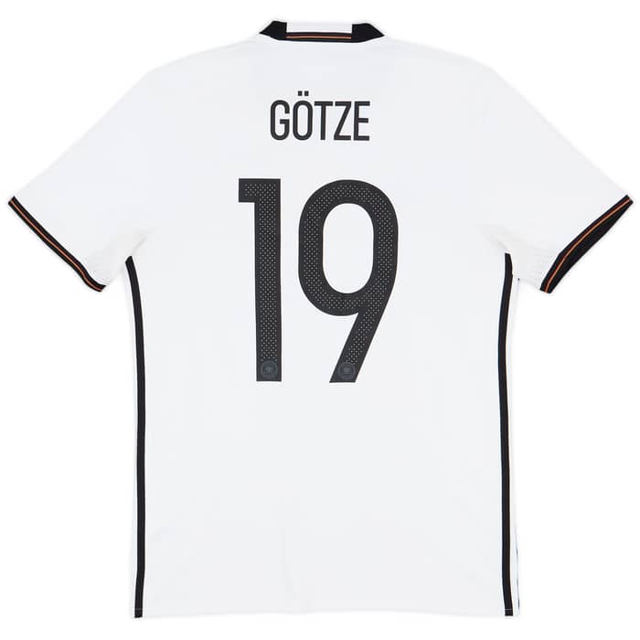 2015-16 Germany Home Shirt Gotze #19 - 6/10 - (M)