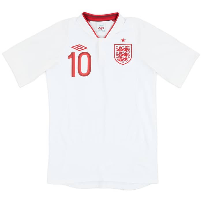 2012-13 England Home Shirt Rooney #10 - 8/10 - (XS)