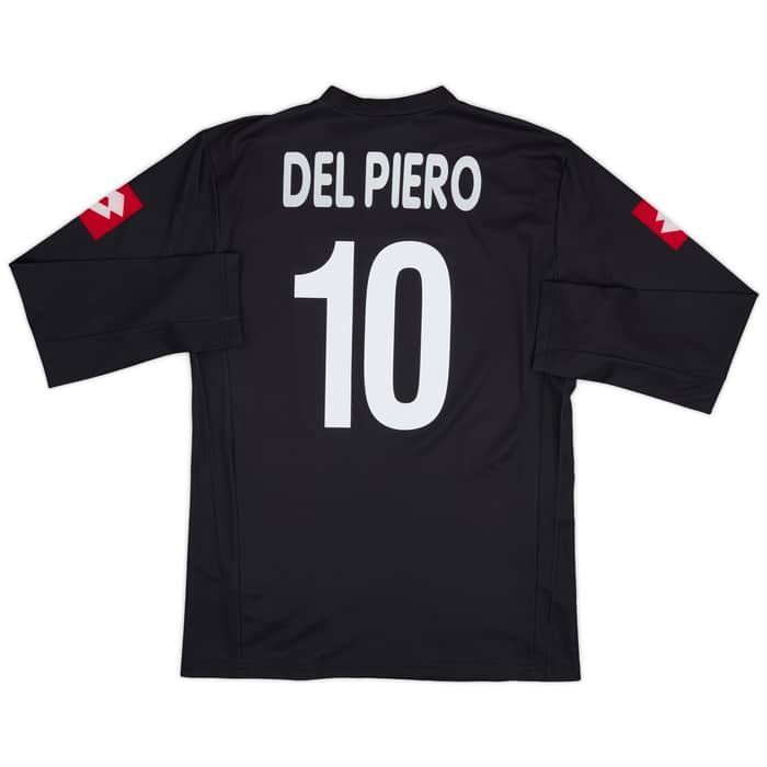2001-02 Juventus CL Home L/S Shirt Del Piero #10 - 9/10 - (XL)
