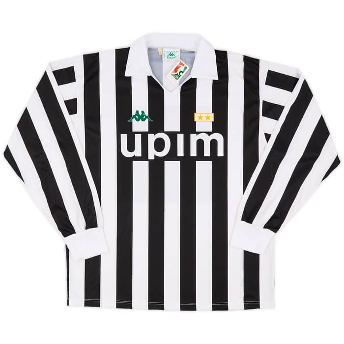 1991-92 Juventus Basic Full L/S Home Kit (L)