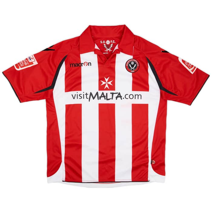 2009-10 Sheffield United Match Issue Home Shirt Quinn #28