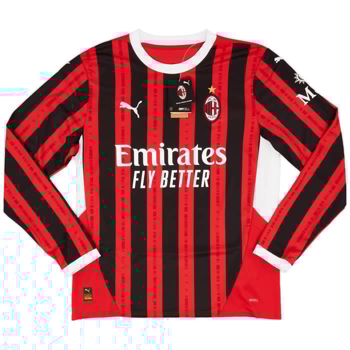 2024-25 AC Milan Home L/S Shirt Rafa Leao #10