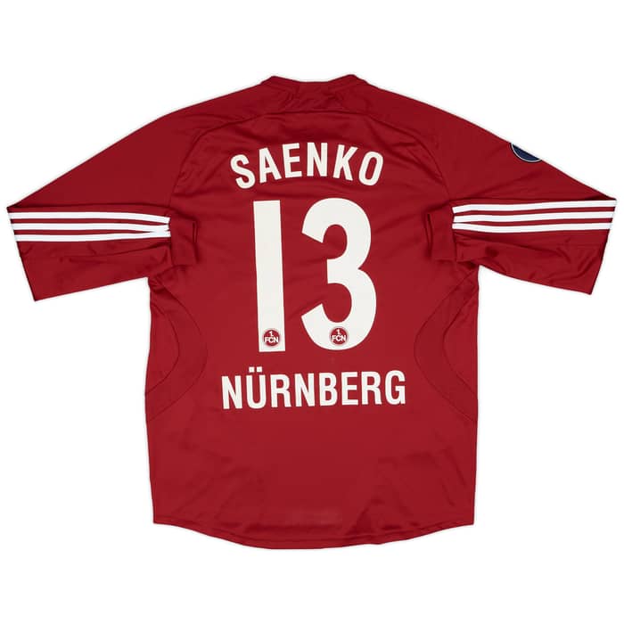 2007-08 Nurnberg Match Issue Home L/S Shirt Saenko #13