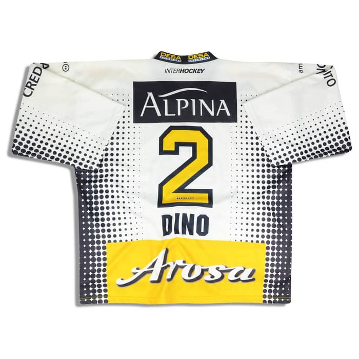 2000s HC Lugano Dino #2 Yvette Jersey (Home) XL