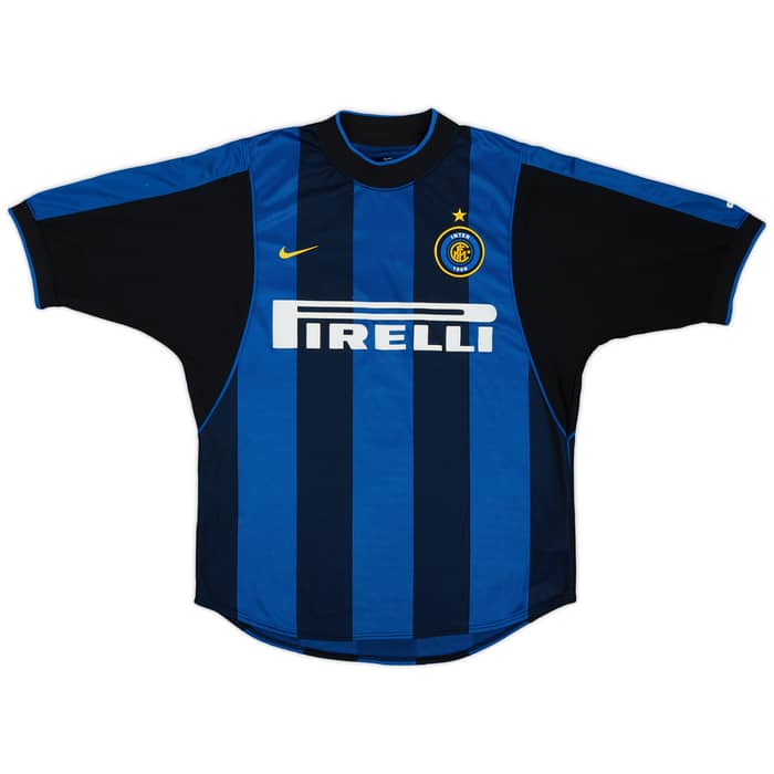 1999-00 Inter Milan Home Shirt Ronaldo #9 - 9/10 - (S)