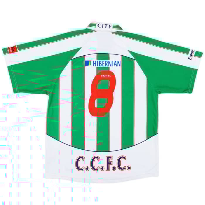 2006 Cork City Match Issue Home Shirt #8