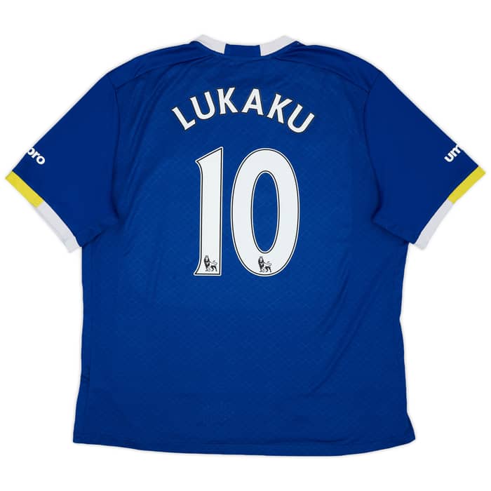 2016-17 Everton Home Shirt Lukaku #10 - 8/10 - (XXL)