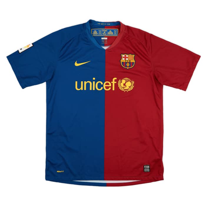2008-09 Barcelona Home Shirt Messi #10