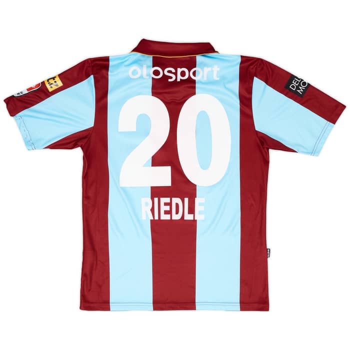 2011-12 AC Bellinzona Match Issue Home Shirt Riedle #20