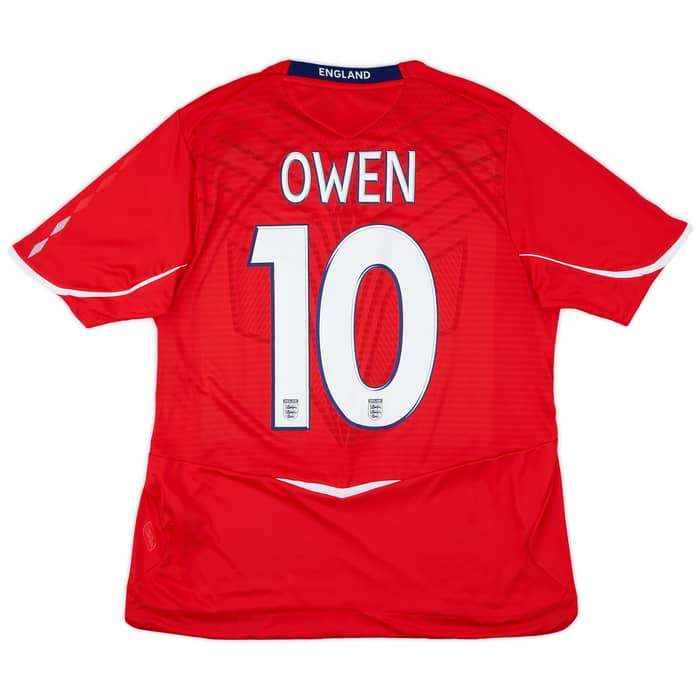2008-10 England Away Shirt Owen #10 (Women's XXL)
