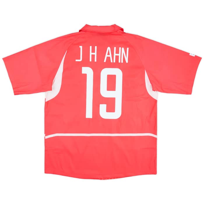 2002-03 South Korea Home Shirt J.H.Ahn #19 - 9/10 - (L)