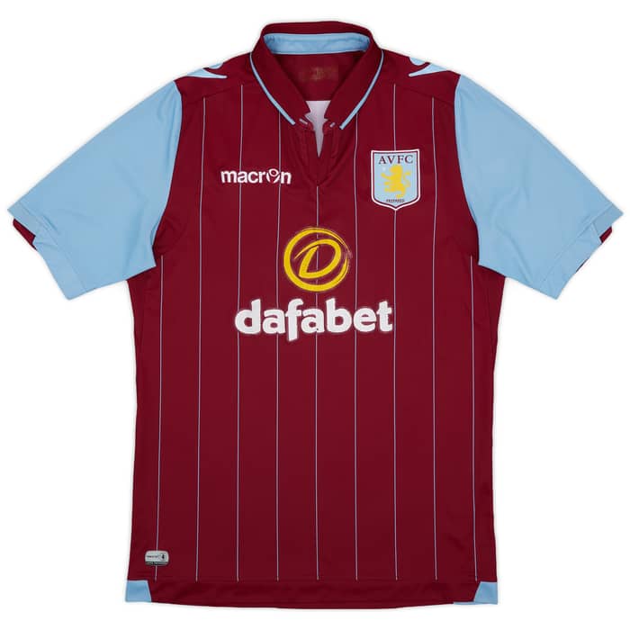 2014-15 Aston Villa Home Shirt Grealish #40 - 5/10 - (L)