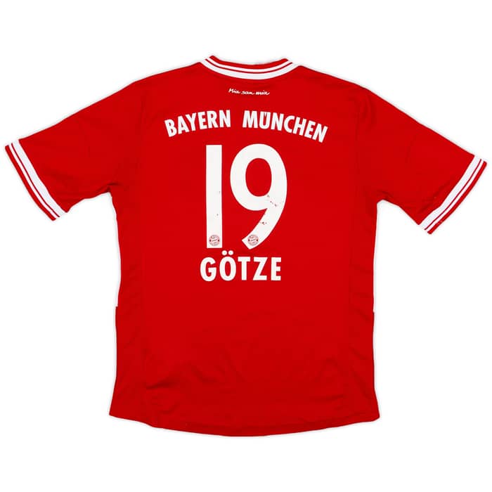 2013-14 Bayern Munich Home Shirt Gotze #19 - 6/10 - (M.Boys)
