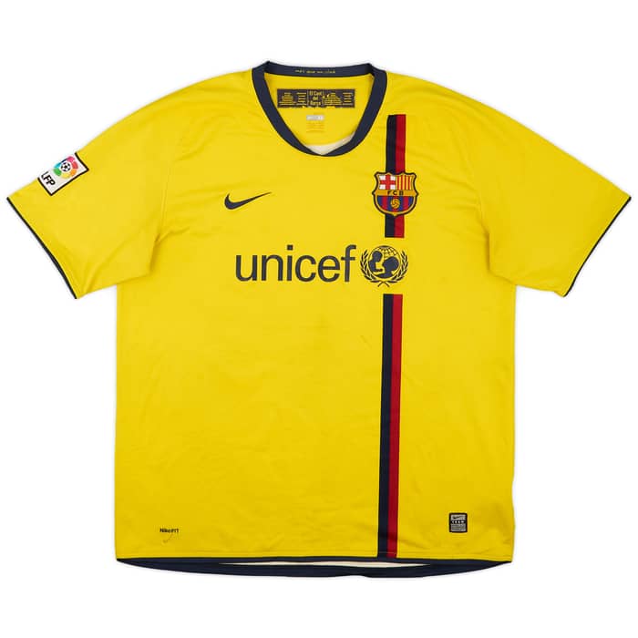 2008-10 Barcelona Away Shirt Messi #10 - 6/10 - (XL)