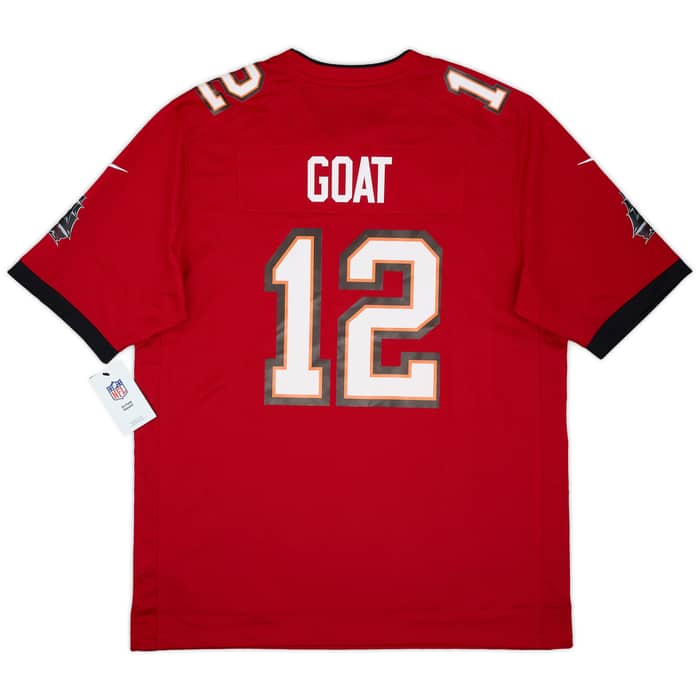 2020-22 Tampa Bay Buccaneers Goat #12 Nike Game Home Jersey (L)